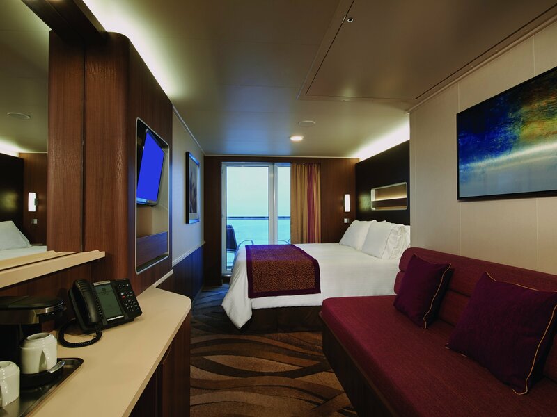 Aft-Facing Club Balcony Suite